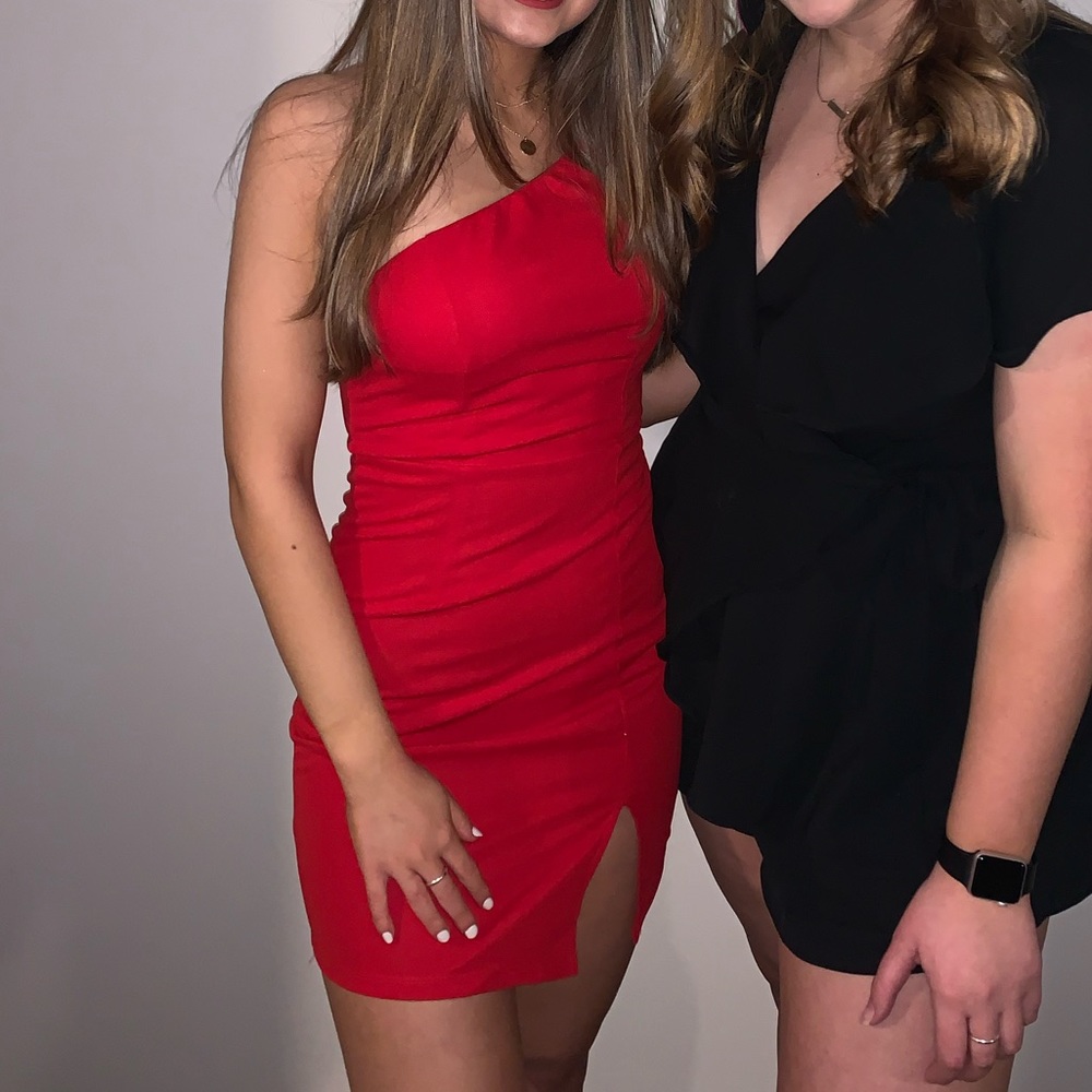princess polly priya red mini dress